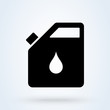 oil can petrol, Simple vector modern icon design illustration.