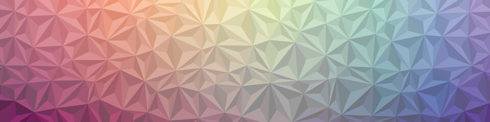 Abstract Low Polygon gradient Generative Art background illustration