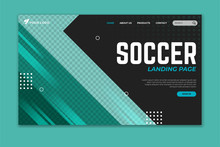 Soccer Landing Page Template