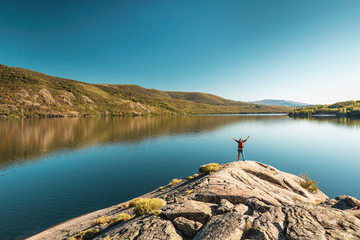 Wall Mural - Man Hiking