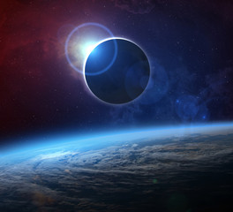 Wall Mural - solar eclipse.