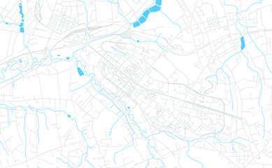 Havirov, Czechia bright vector map