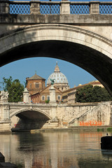 Wall Mural - A view of Rome and its Tiber River - 443