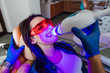 © Тарас Нагирняк - Teeth whitening for young woman. Bleaching of the teeth at modern dentist clinic.
