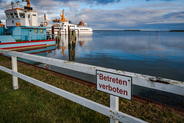 Sticker - Langeooger Fährhafen