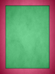 Wall Mural - Elegant Light Green Parchment. Light Red Textured Frame. Portrait Orientation.