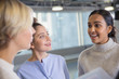 © Sam Edwards/Caia Image - Businesswomen talking in office