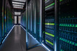 © Rafal Rodzoch/Caia Image - Glowing, open panel in dark server room