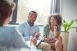 © Caiaimage/Rafal Rodzoch/Caia Image - Couple talking to therapist in couples therapy session