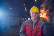 © Caiaimage/Agnieszka Olek/Caia Image - Portrait confident steelworker in steel mill