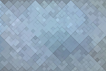 Wall Mural - Pixelated geometric texture.