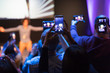 © Tom Merton/Caia Image - Audience with camera phones photographing speaker on stage