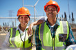 © Trevor Adeline/Caia Image - Portrait confident, smiling engineers at power plant