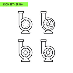 Water pump icon , icon set