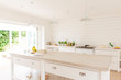 © Charlie Dean/Caia Image - Simple white home showcase kitchen
