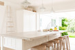 © Charlie Dean/Caia Image - Simple white and wood home showcase kitchen