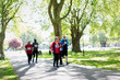 © Tom Merton/Caia Image - Active seniors running sports race in park