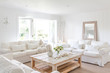 © Charlie Dean/Caia Image - White home showcase living room