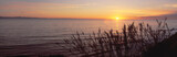 Fototapeta Sawanna - Sunset over Pacific Ocean near Santa Barbara, California