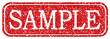 business stamp vector illustration / SAMPLE