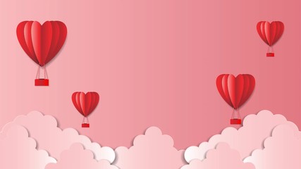 Wall Mural - love background motion graphics animation