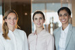 © Tom Merton/Caia Image - Portrait smiling, confident businesswomen in office