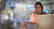 © Tom Merton/Caia Image - Focused businessman working at laptop in office