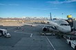 Salt Lake City Airport with a View of Downtown on the Horizon