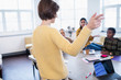 © Sam Edwards/Caia Image - Businesswoman leading conference room meeting