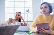 © Sam Edwards/Caia Image - Businesswomen working in office