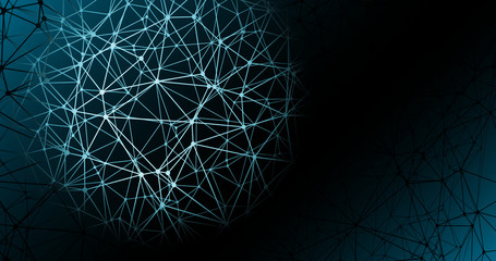 Wall Mural - modern geometrical digital technology presentation triangle shapes
