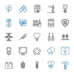 Sticker - banner icons set