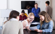 © JackF - Classmates having conversation at recess