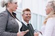 © yurolaitsalbert - close up. business colleagues talking standing in the office