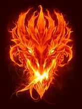 Flame Dragon Head
