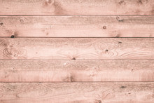 Texture Of Light Wooden Boards. Soft Pink Wood Surface. Natural Wallpaper Pattern. White Wood Background. Rustic Timber Floor, Vintage Planks. Interior Element.