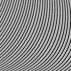 Aufkleber - Abstract black and white stripes background.