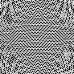 Aufkleber - Zig zag stripes geometric pattern. Optical illusion background