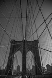 Fototapeta Miasta - Brooklyn Bridge Suspension