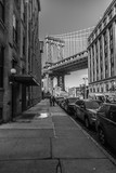 Fototapeta Nowy Jork - Manhattan bridge from Dumbo