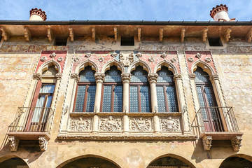 Vicenza, Italy. Beautiful architecture of Vicenza.