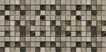Porcelain Tile Mosaic. The Texture Of The Mosaic Tiles. Natural Material.