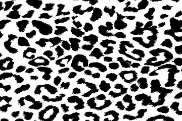 seamless abstract background of black snd white animal print