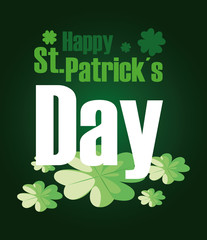 Sticker - Happy saint patricks day vector design