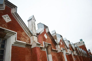 roof of an old house