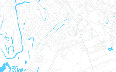 Engels, Russia bright vector map