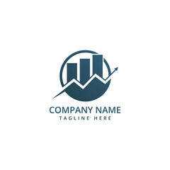 Business, financial and investment vector logo design