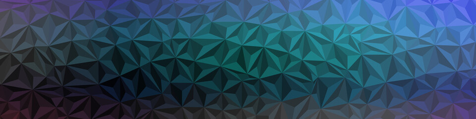 Abstract Low Polygon gradient Generative Art background illustration