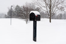 Mailbox On A Snowy Day
