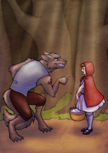 Little Red Riding Hood Storybook Illustration 2